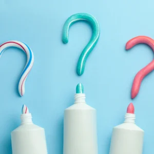 Avoid Colored Toothpaste